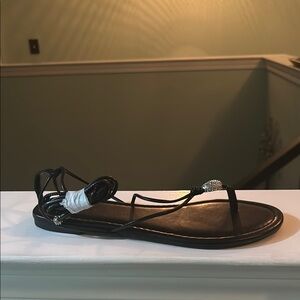 Elegant Black Strappy Sandals